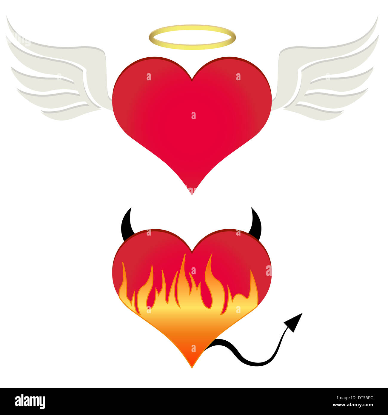 Demon heart hi-res stock photography and images - Alamy