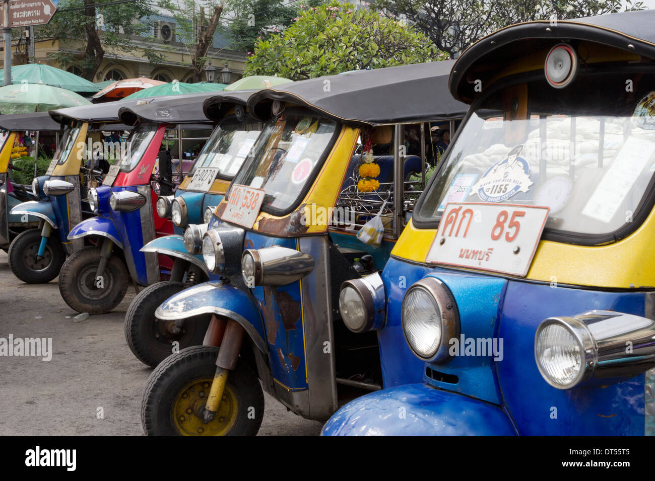 Auto rickshaws - Bangkok - Thailand Stock Photo