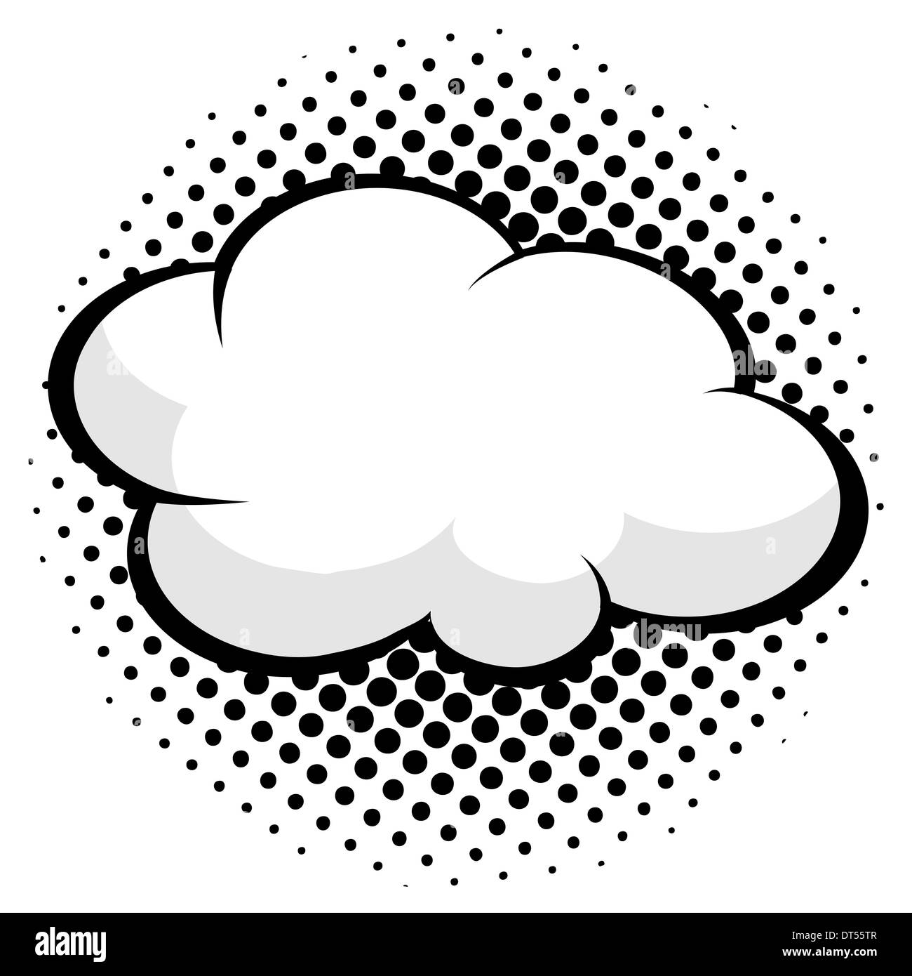 Comic speech bubble pop Black and White Stock Photos & Images - Alamy