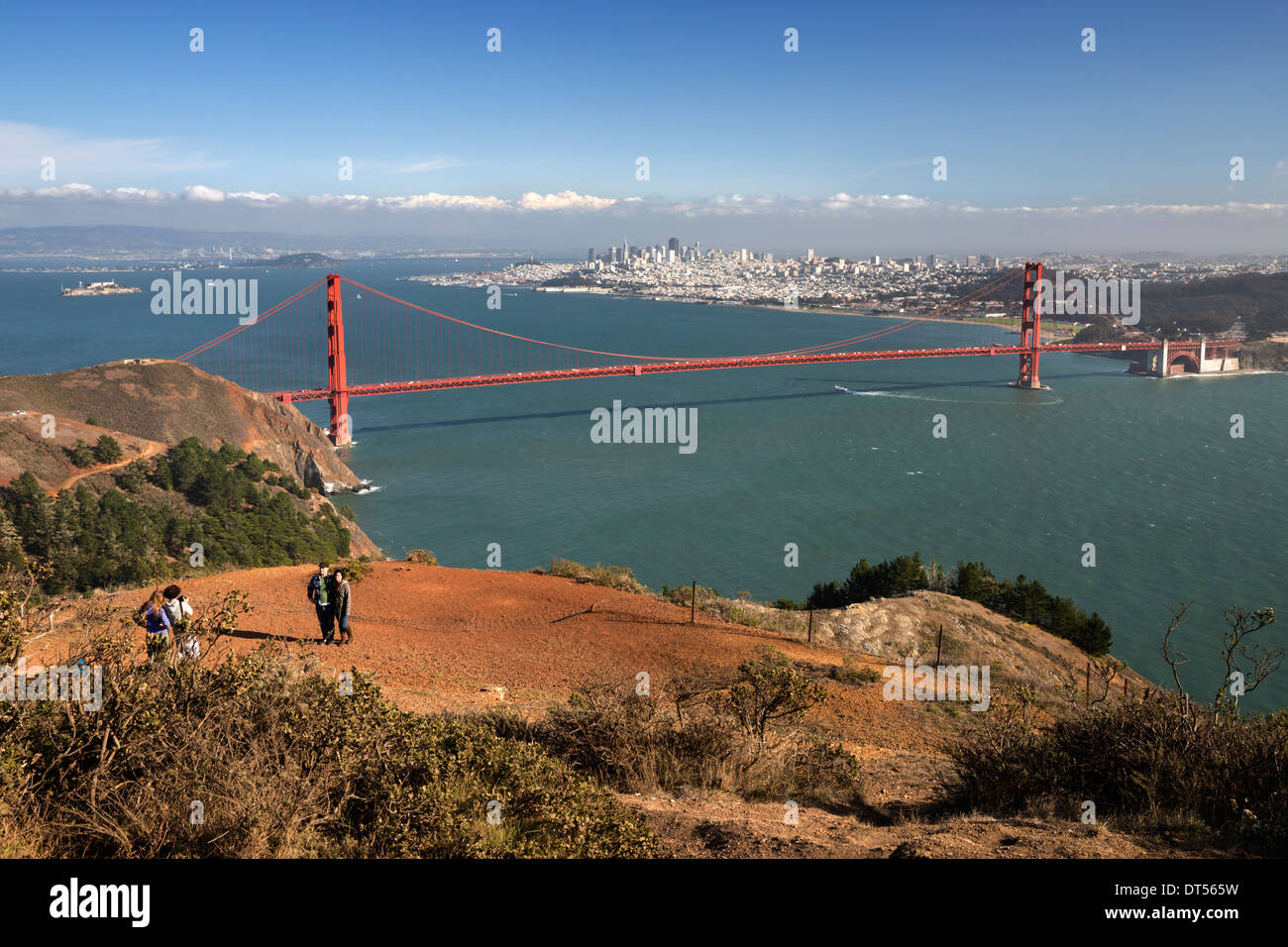 Golden Gate Bridge - San Francisco - California - USA Stock Photo