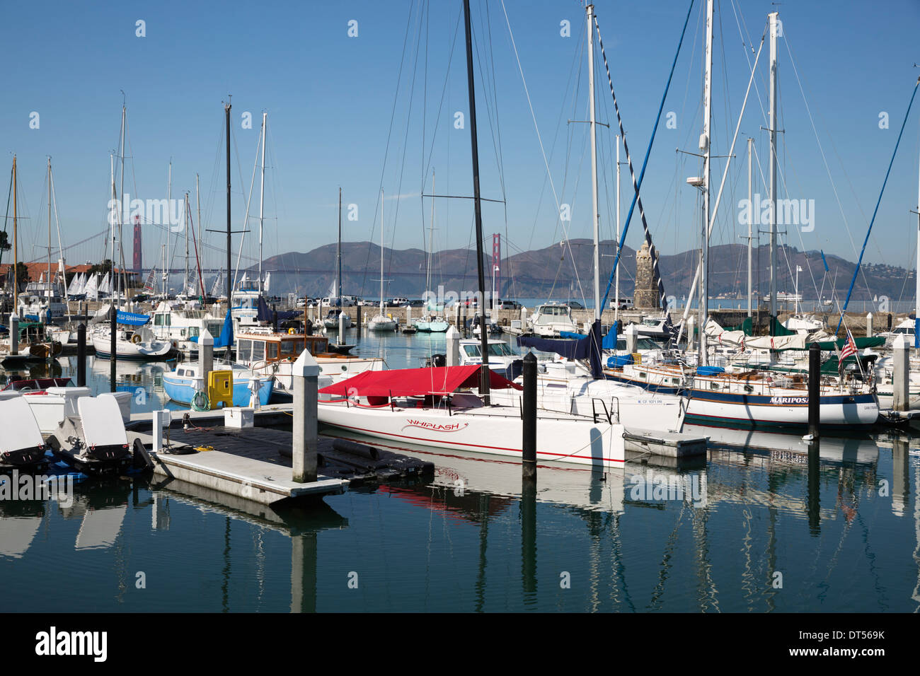 The Marina along Marina Boulevard, San Francisco, USA Stock Photo