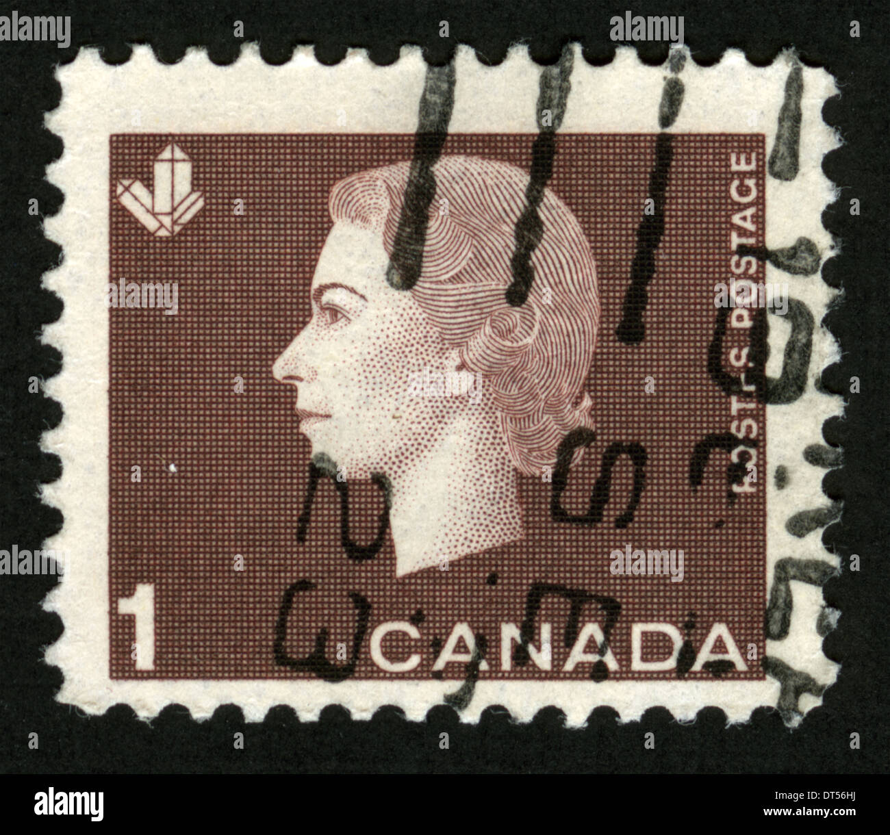 Canada, Postage stamp, post mark, stamp, post stamp, Queen Elizabeth II