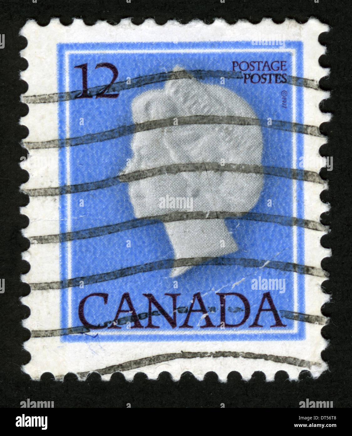 Canada, Postage stamp, post mark, stamp, post stamp, Queen Elizabeth II