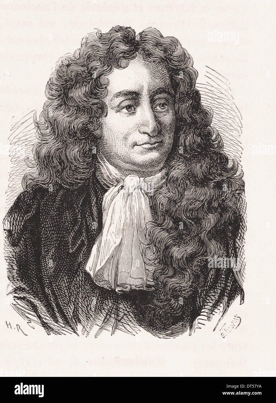 Jean de la fontaine engraving hi-res stock photography and images - Alamy