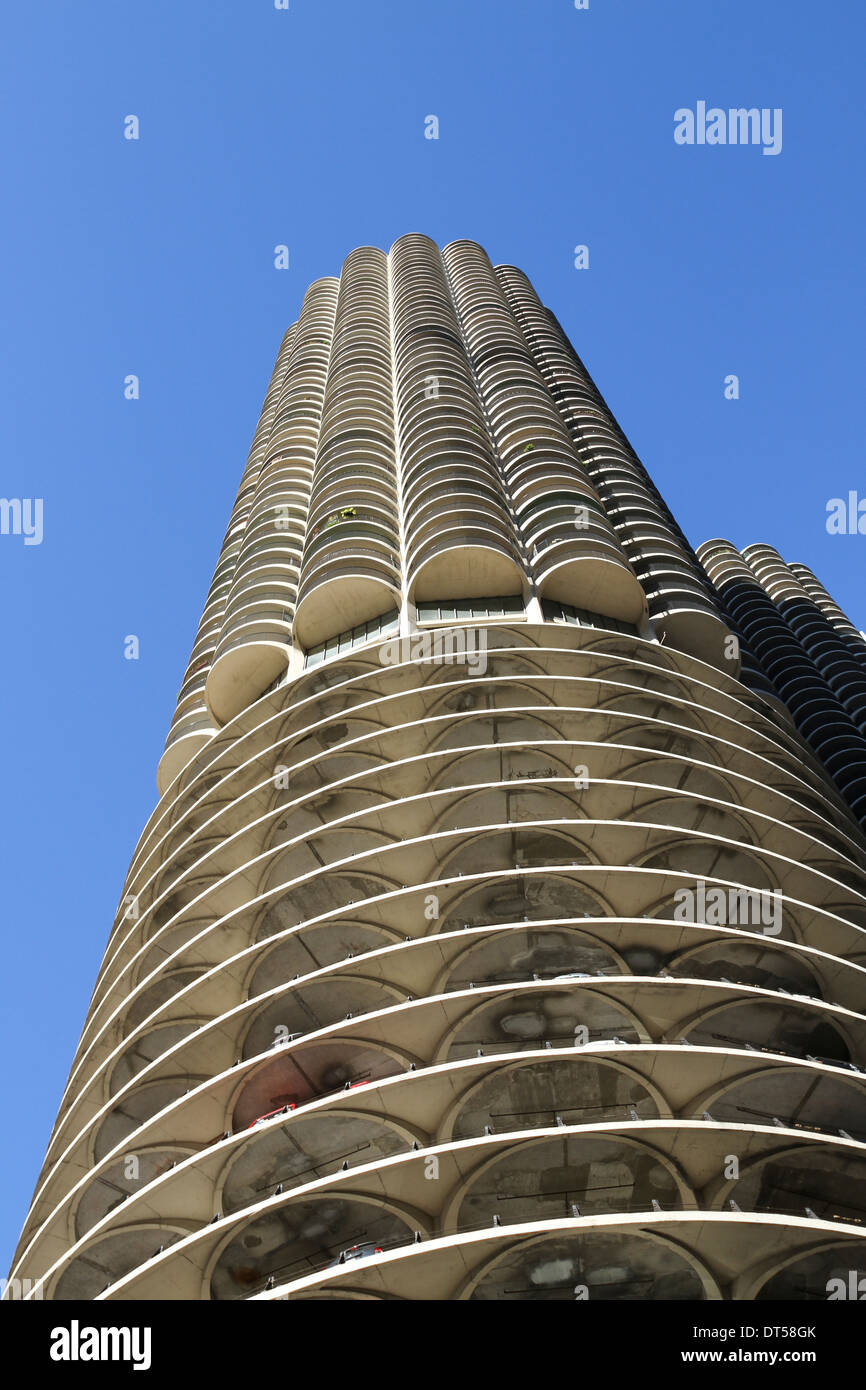 Marina City, Chicago, Illinois Stock Photo