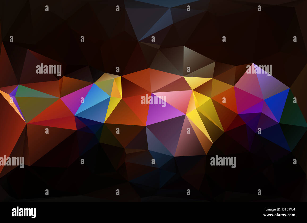 vector illustration of triangle background Stock Photo - Alamy