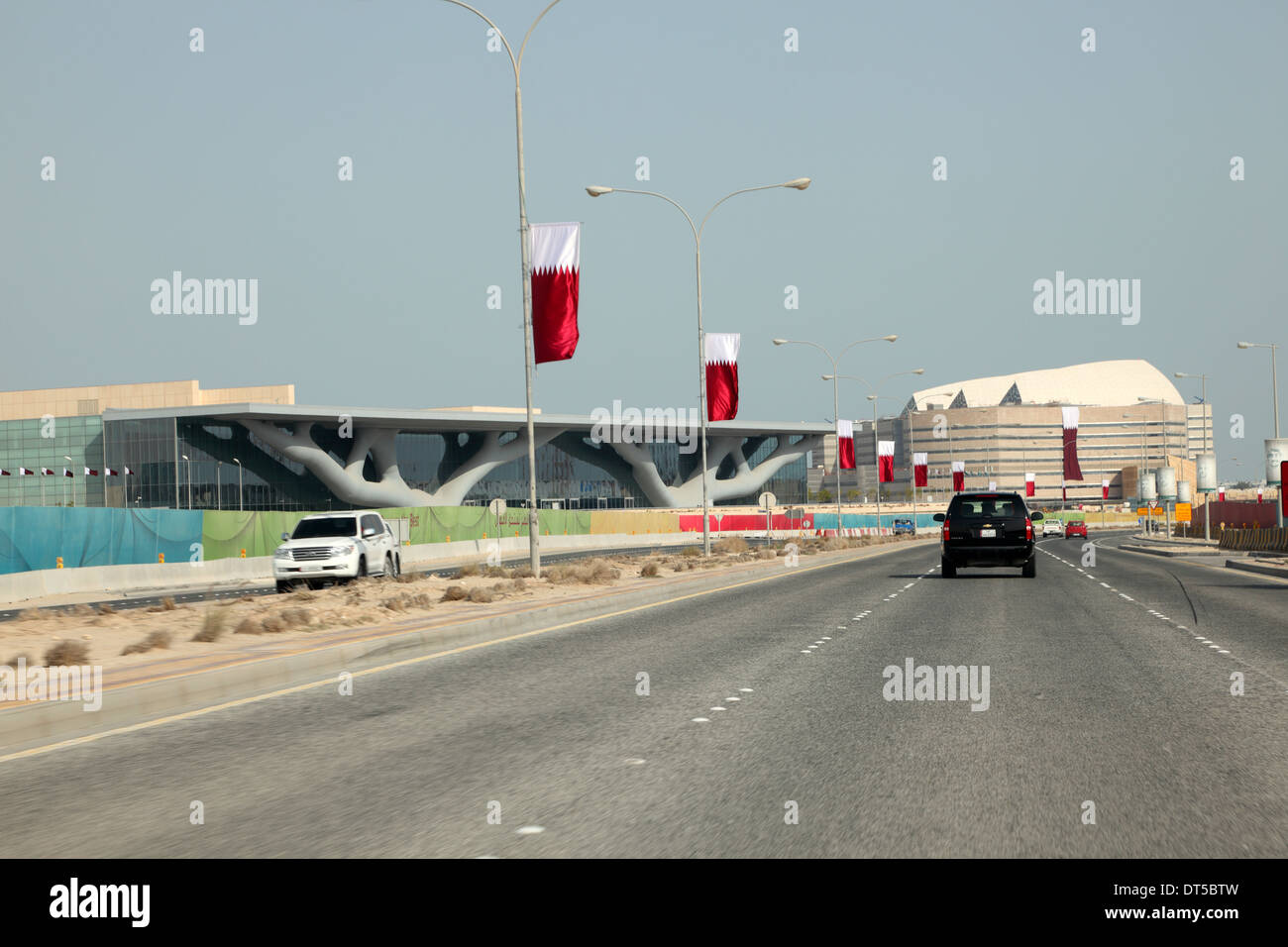 Al Rayyan Road In Doha Qatar Middle East Stock Photo Alamy