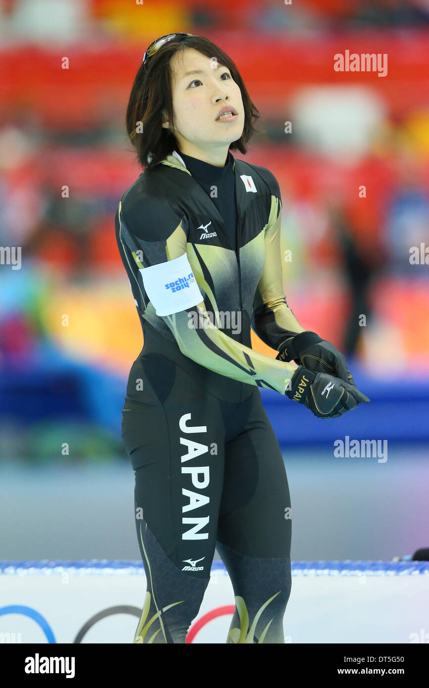 Sochi, Russia. 9th Feb, 2014. Shoko Fujimura (JPN) Speed Skating : Women's  3000m at ADLER ARENA Speed Skating Center during the Sochi 2014 Olympic  Winter Games in Sochi, Russia . Credit: YUTAKAAFLO