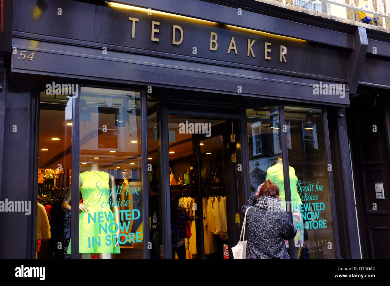 Ted Baker designer fashion boutique in London Stock Photo - Alamy