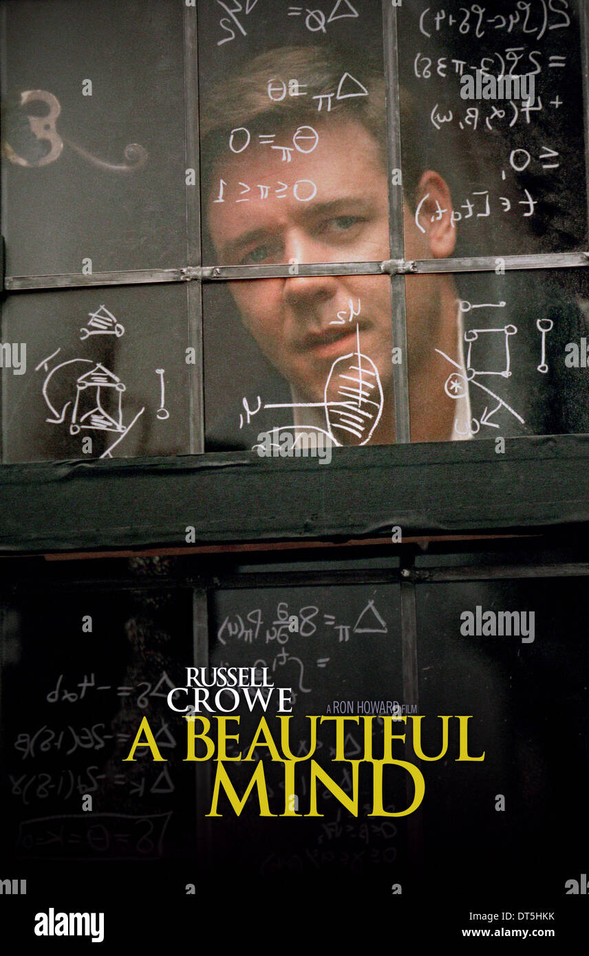 RUSSELL CROWE POSTER A BEAUTIFUL MIND (2001 Stock Photo - Alamy