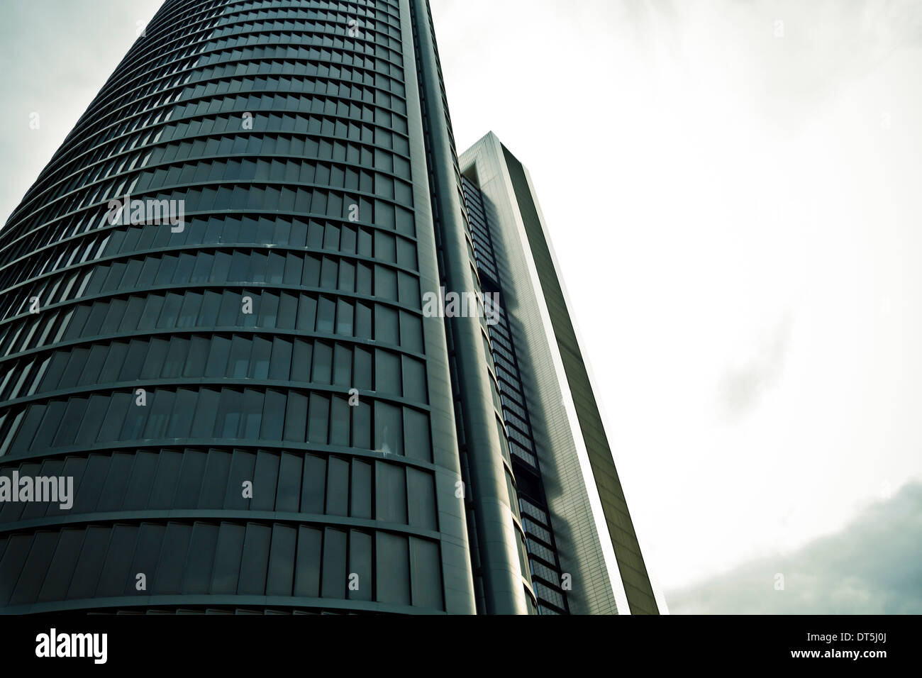 Crystal Tower, Skyscraper Of Madrid, Placed In Financial Zone ,four ...