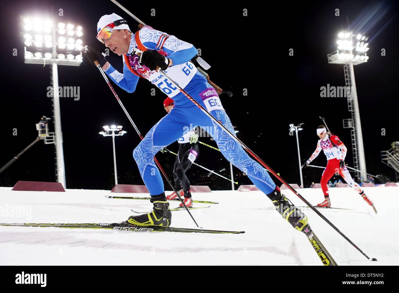 The XXII Winter Olympic Games 2014 in Sotchi, Olympics, Olympische Winterspiele Sotschi 2014 Indrek TOBRELUTS (EST) Stock Photo