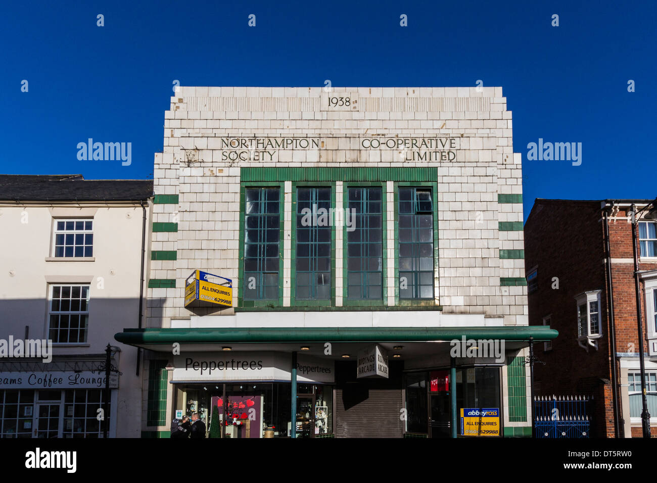 Northampton Co-Operative society limited shop building Stock Photo