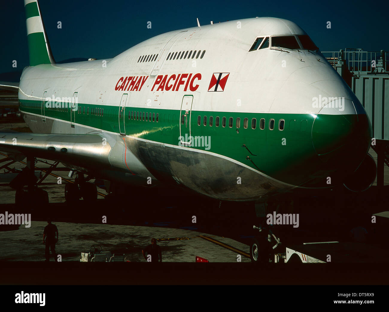 Cathay Pacific Jumbo jet Boeing 747 Stock Photo Alamy