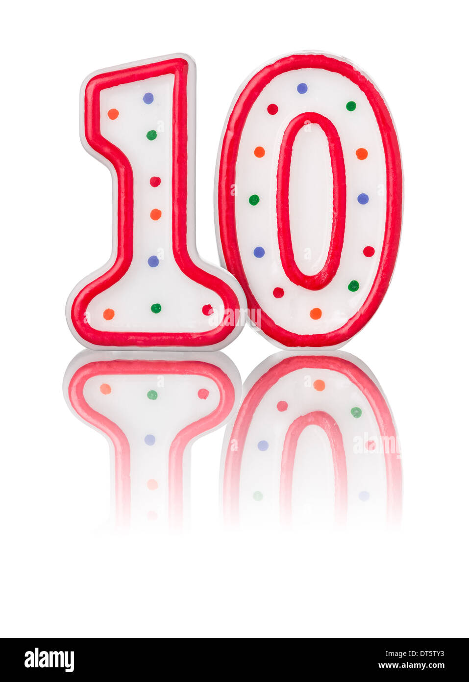 Calendar day 10 number Cut Out Stock Images &amp; Pictures - Alamy