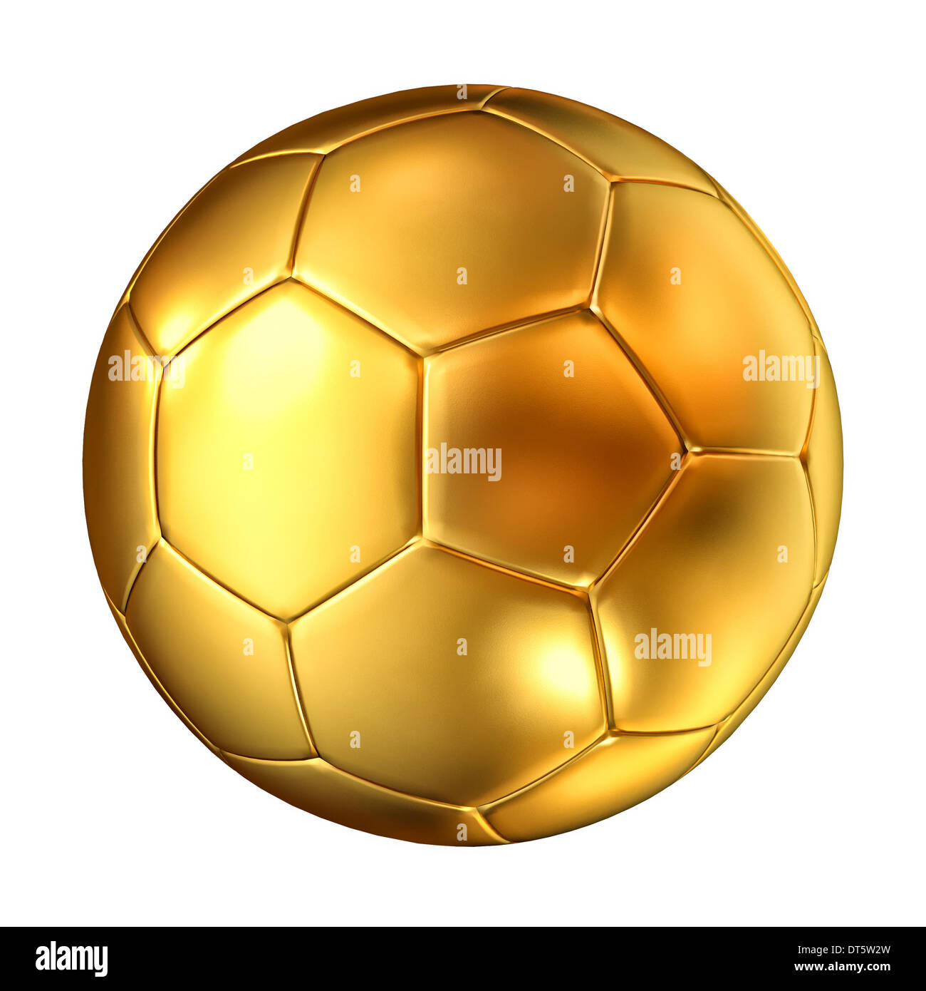 3d image golden soccer ball hi-res stock photography and images - Alamy