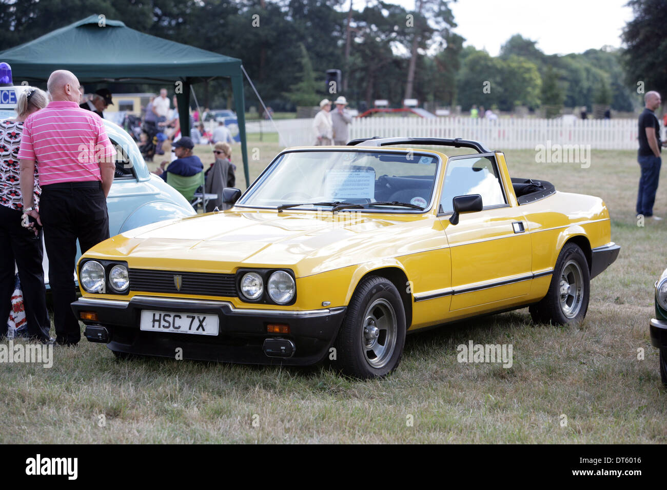 A rare 1981 Reliant Scimitar GTC British-built sportscar. One of only 442 cars made. Reliant was a favourite of UK Royalty. Stock Photo