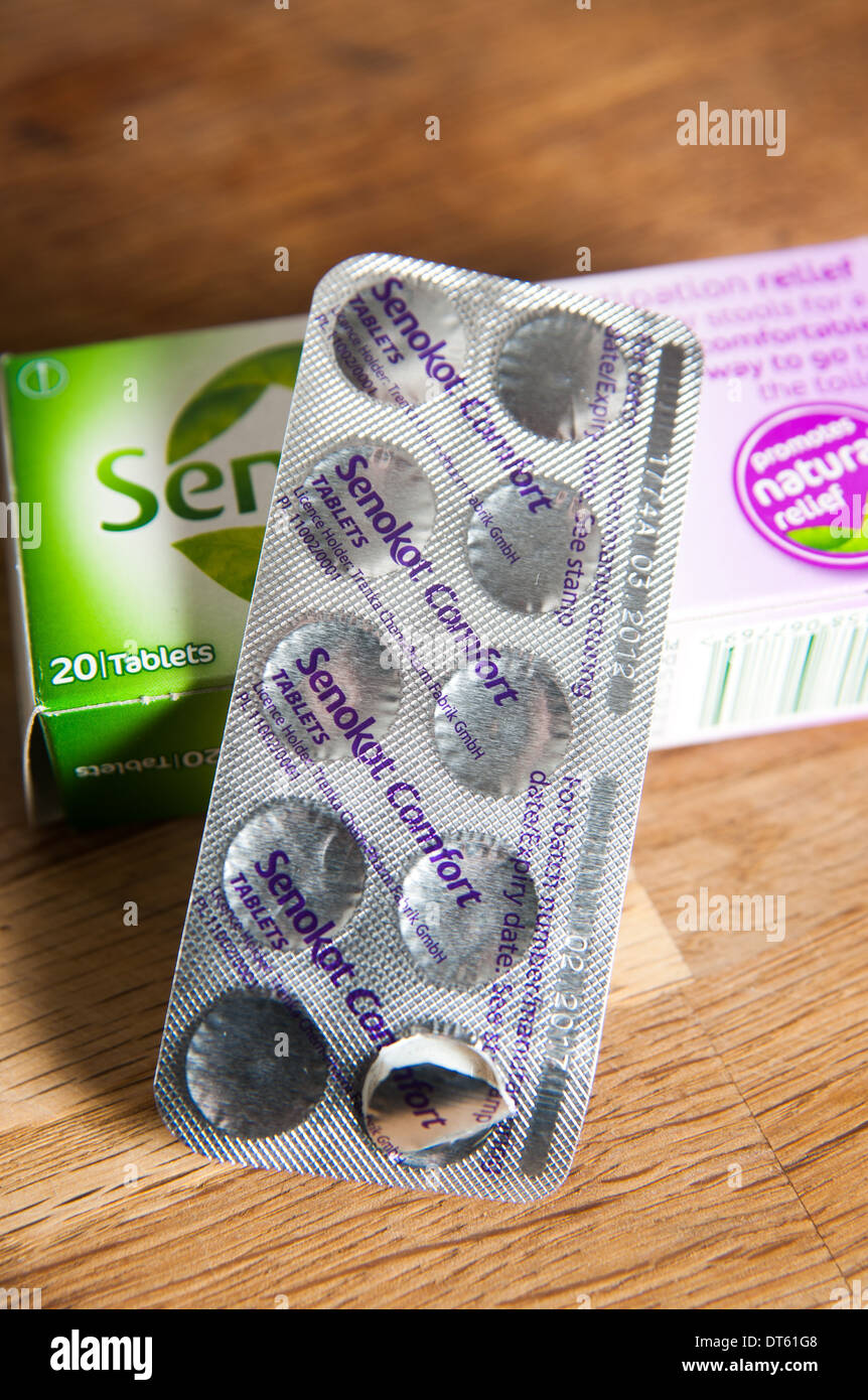 Senokat tablets to help with constipation sickness of the stomach UK