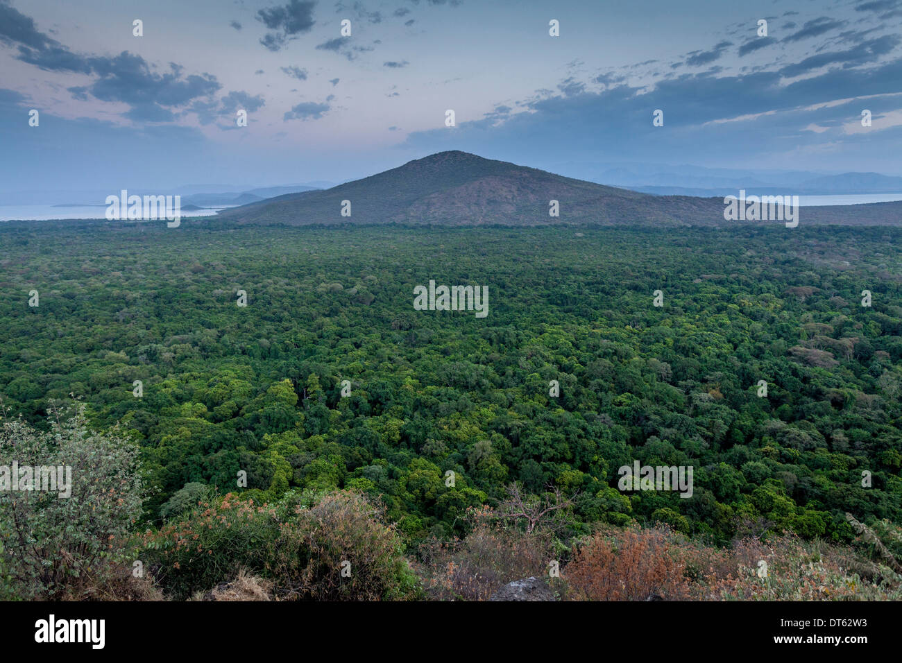 The Bridge Of God and Lakes Chamo and Abaya, Arba Minch, Ethiopia Stock Photo