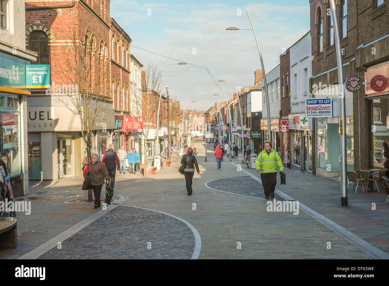 Street scenes, Barrow-in-Furness Stock Photo
