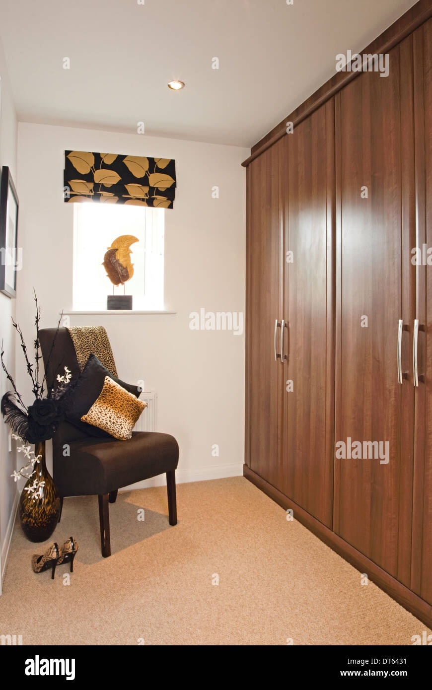 Walk in wardrobe Stock Photo