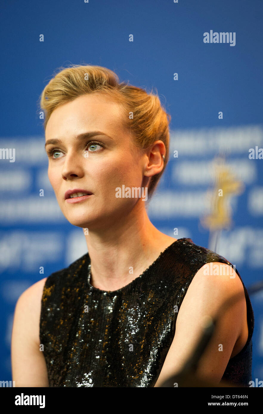 Berlin, Germany. 10th Feb, 2014. German actress Diane Kruger attends ...
