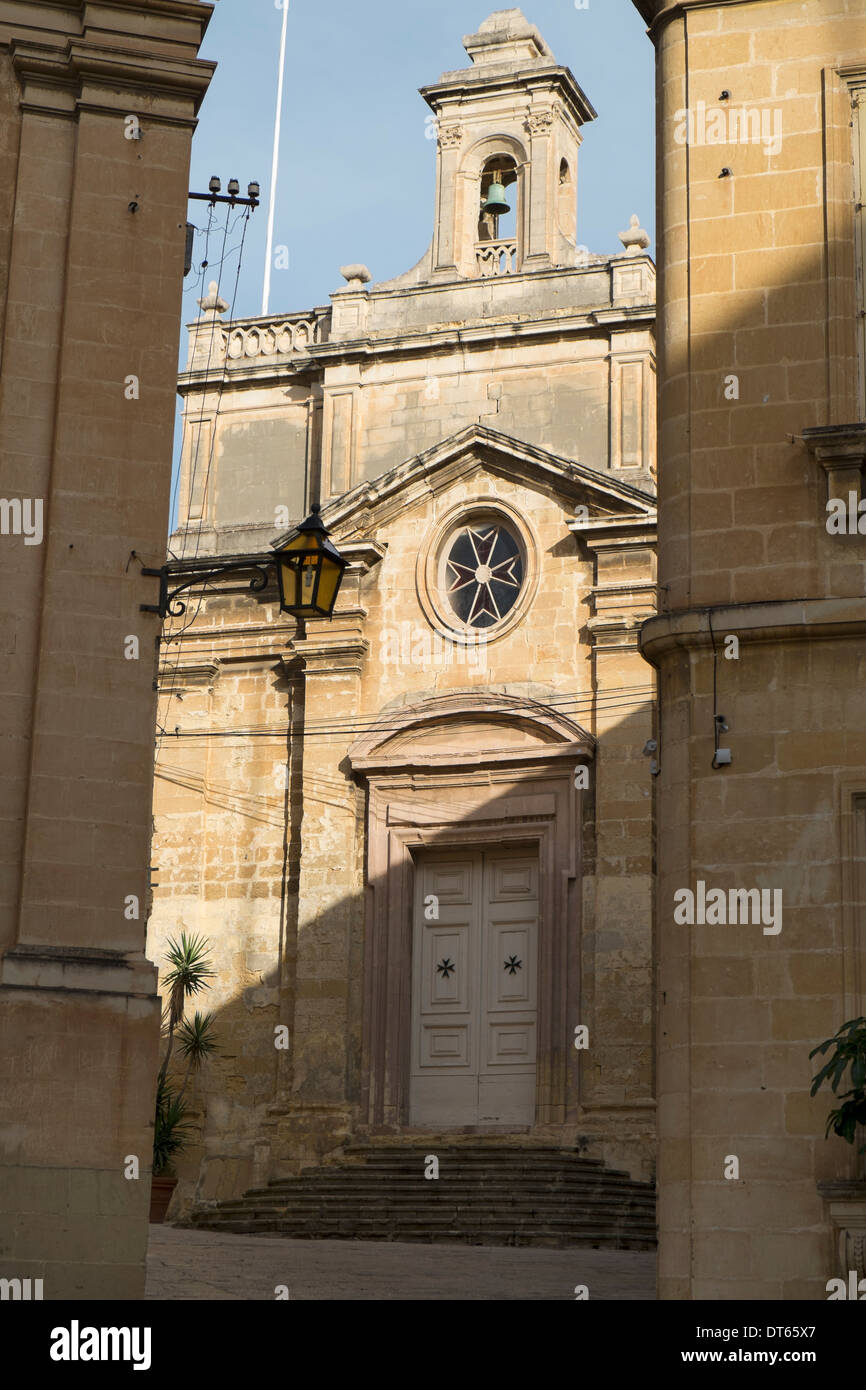 Church, Vittoriosa, Malta Stock Photo