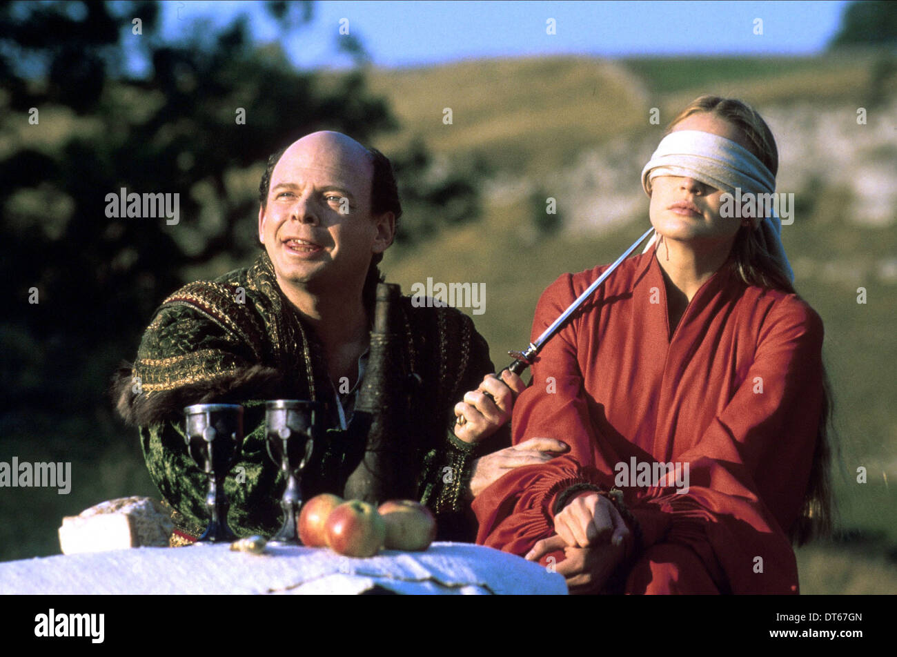 WALLACE SHAWN, ROBIN WRIGHT PENN, THE PRINCESS BRIDE, 1987 Stock Photo