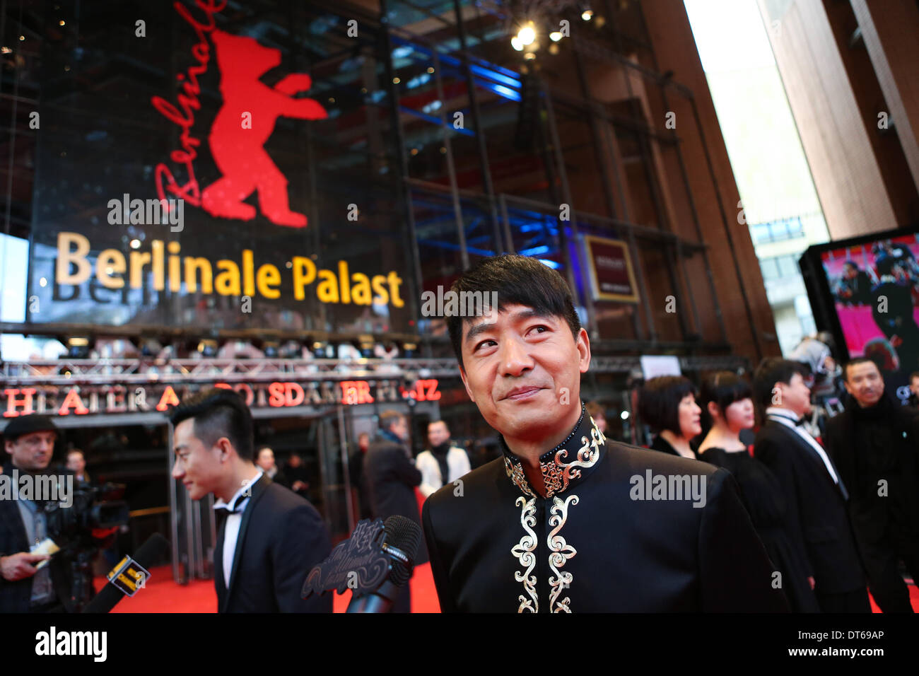 Berlin, Germany. 10th Feb, 2013. Actor Guo Xiaodong arrives on the red ...