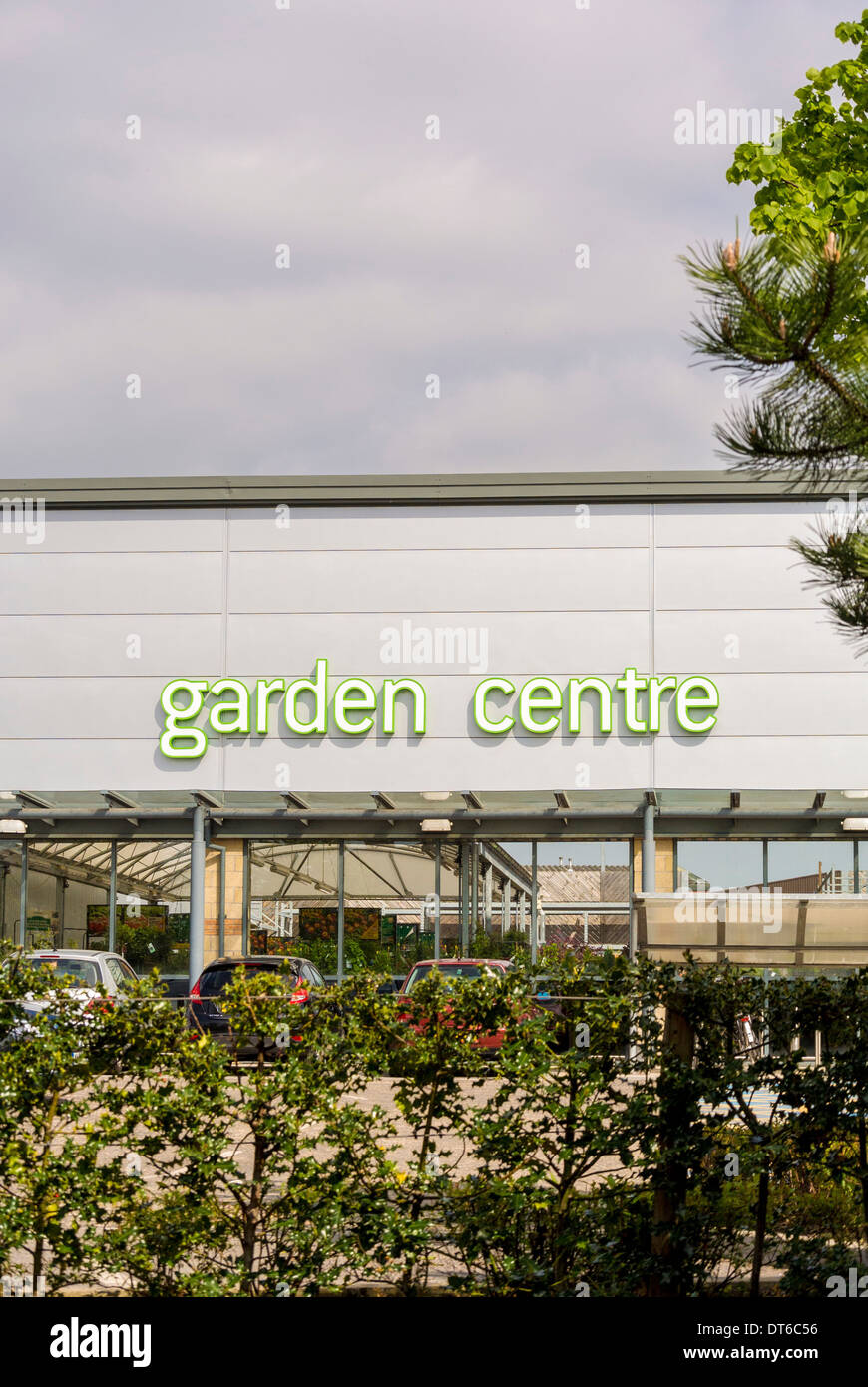 Garden centre sign Stock Photo - Alamy