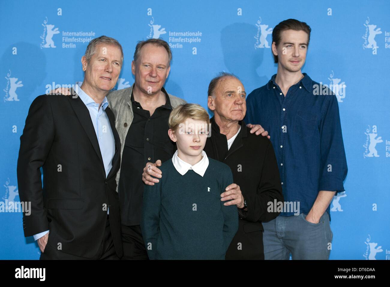 Berlin, Germany. 10th Feb, 2014. Hans Petter Moland presents 'IN ORDER OF DISAPPERANCE' in the 64th Berlinale Film Festival with Stellan SkarsgÌÄå´rd, PÌÄå´l Sverre Hagen, Bruno Ganz , Jakob Oftebro, Anders Baasmo Christiansen product by Finn Gjerdrum and Stein B. Kvae. © Goncalo Silva/NurPhoto/ZUMAPRESS.com/Alamy Live News Stock Photo