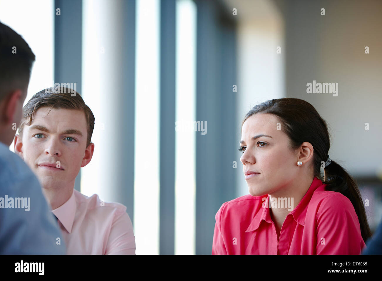 Business colleagues in meeting Stock Photo