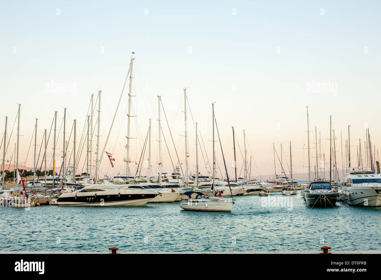 Harbor of Split Stock Photo