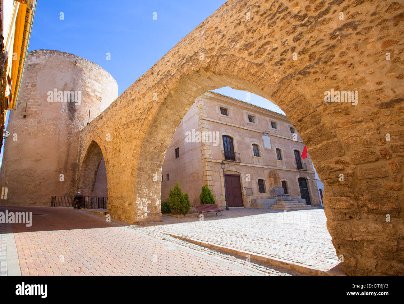 Segorbe Castellon Torre del Verdugo and medieval Muralla in Spain Valencian Community Stock Photo