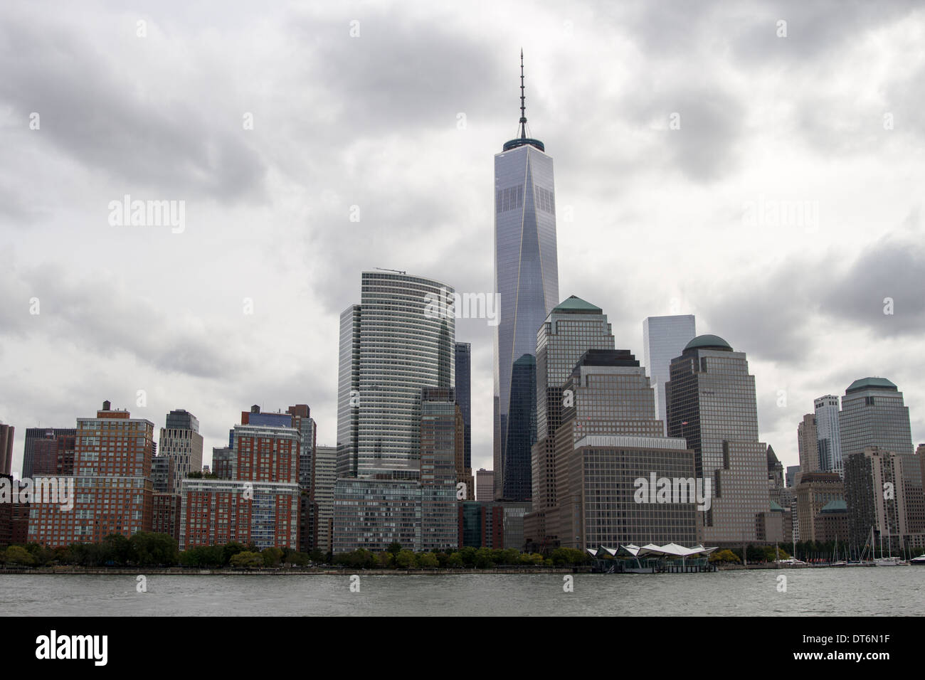 Cloudy day in NYC Stock Photo Alamy