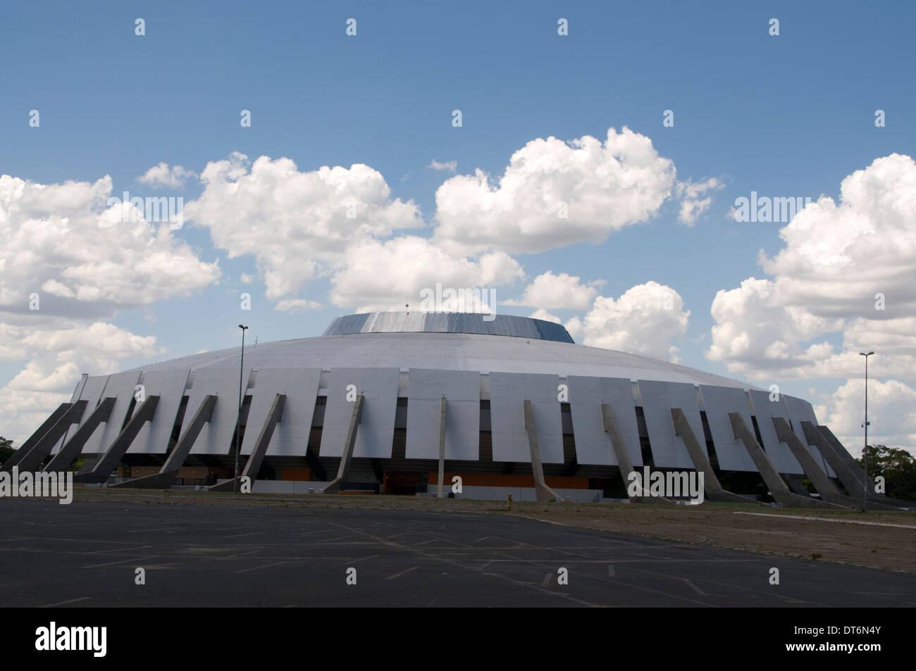The Ginasio Nilson Nelson Gymnasium is an indoor sporting arena in Brasilia, Brazil Stock Photo