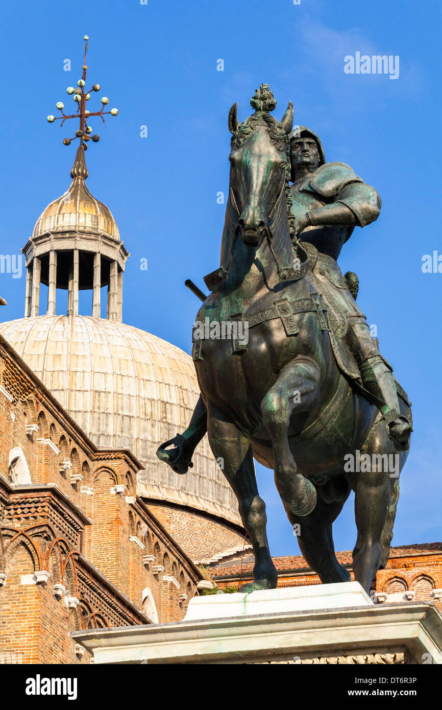 Campo Santi Giovanni e Paolo Venice Italy Stock Photo