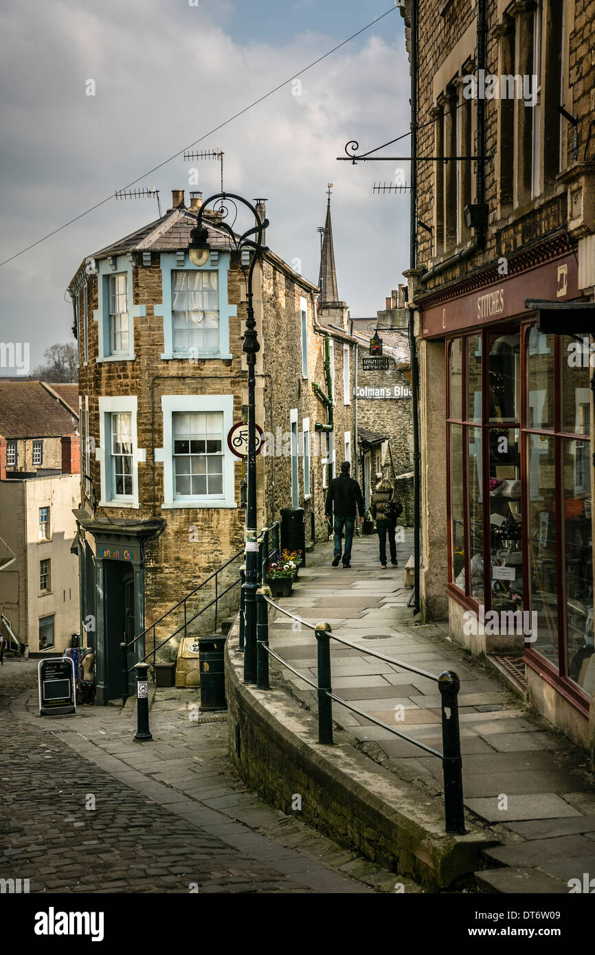 Catherine Hill, Frome, Somerset, England, UK Stock Photo