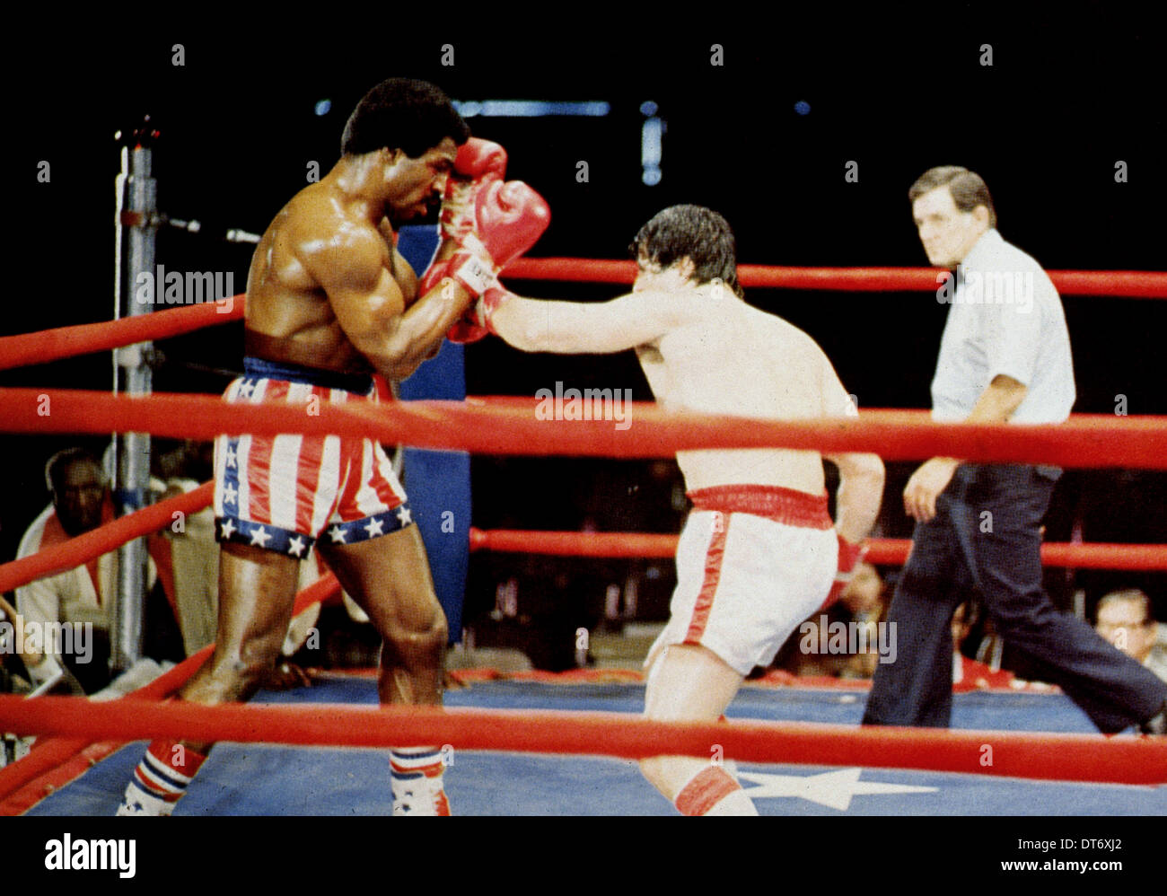 Carl Weathers Sylvester Stallone Rocky High Resolution Stock ...