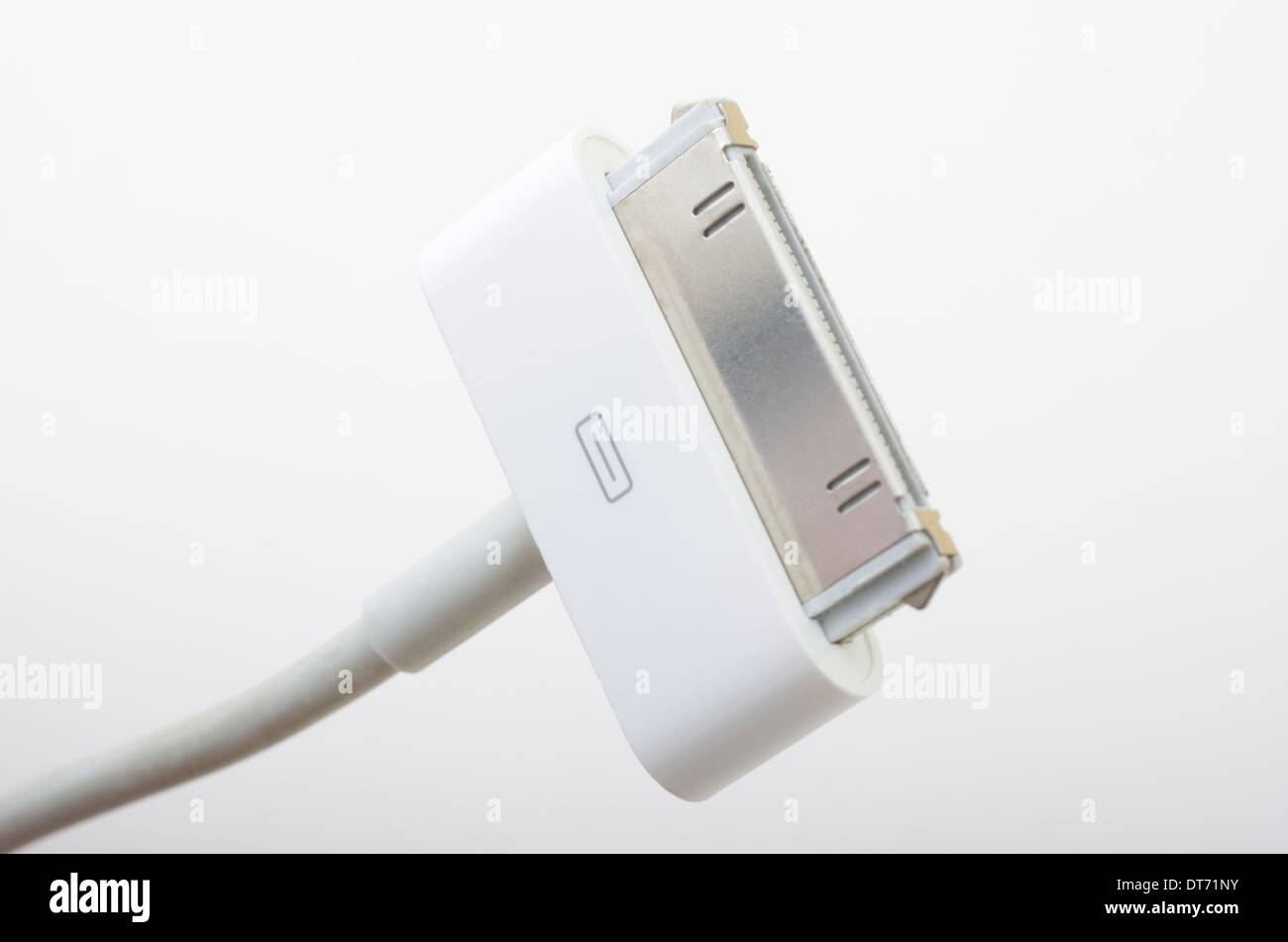 Apple 30-pin dock connector Stock Photo