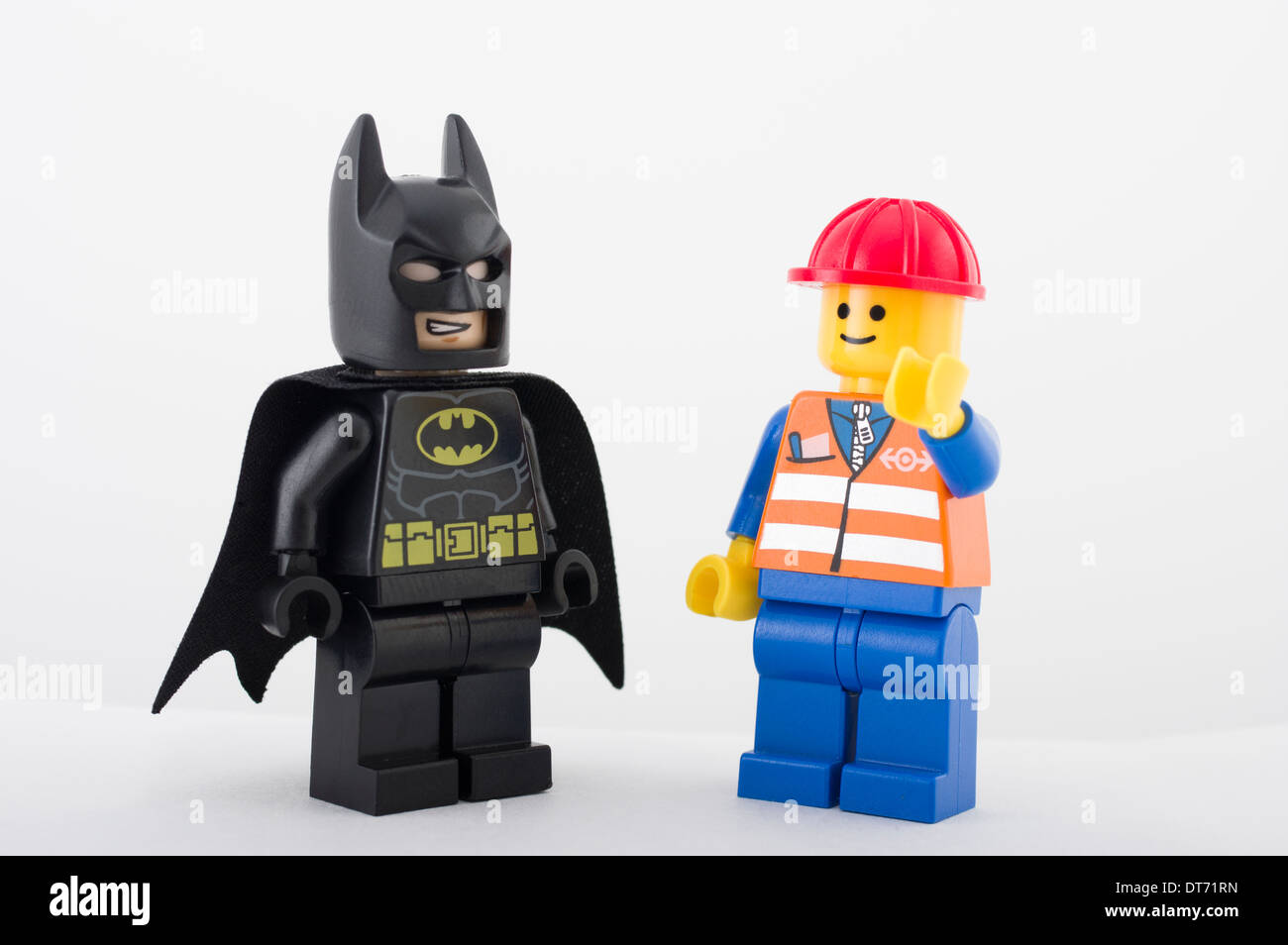 Lego Minifigure by Lego Group invented by Ole Kirk Christiansen made Billund Denmark Stock Photo