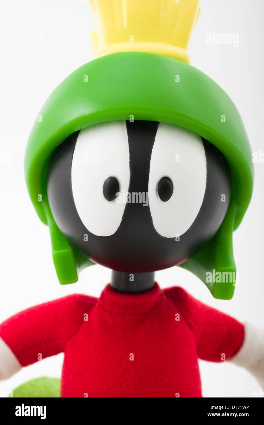 Marvin The Martian a Looney Tunes cartoon character children's toy Stock Photo