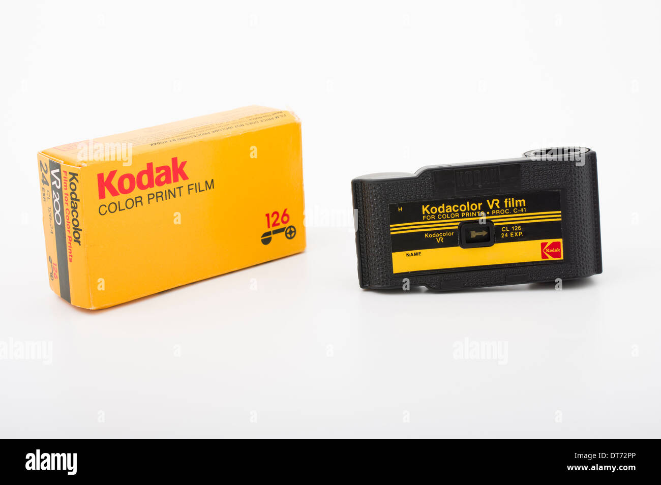 Kodak 126 format film. Stock Photo
