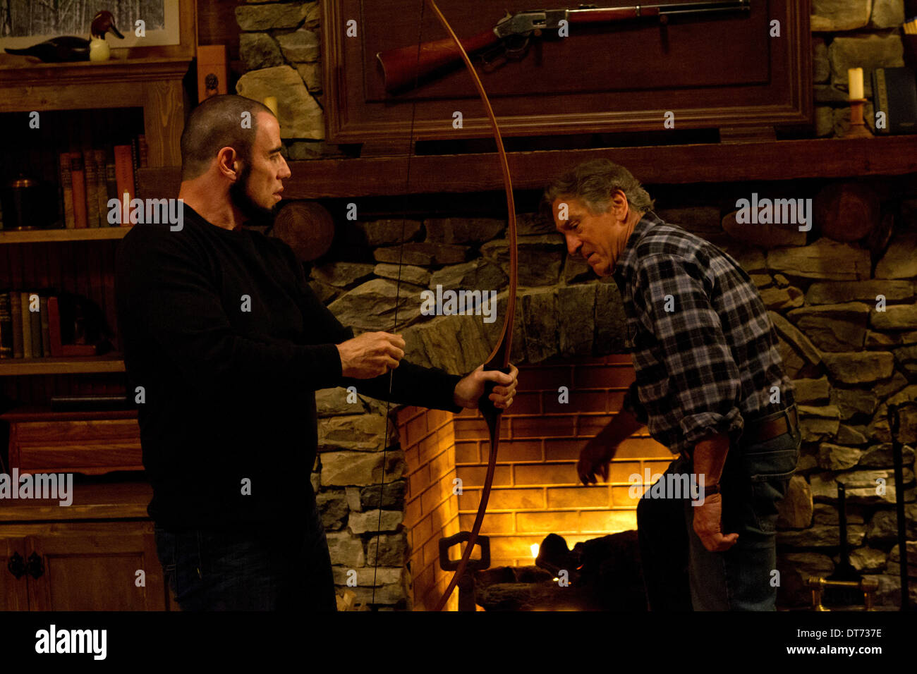 Film Robert De Niro John Travolta JOHN TRAVOLTA & ROBERT DE NIRO KILLING SEASON (2013 Stock Photo