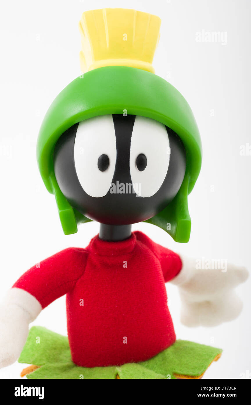 Marvin The Martian a Looney Tunes cartoon character children's toy Stock Photo