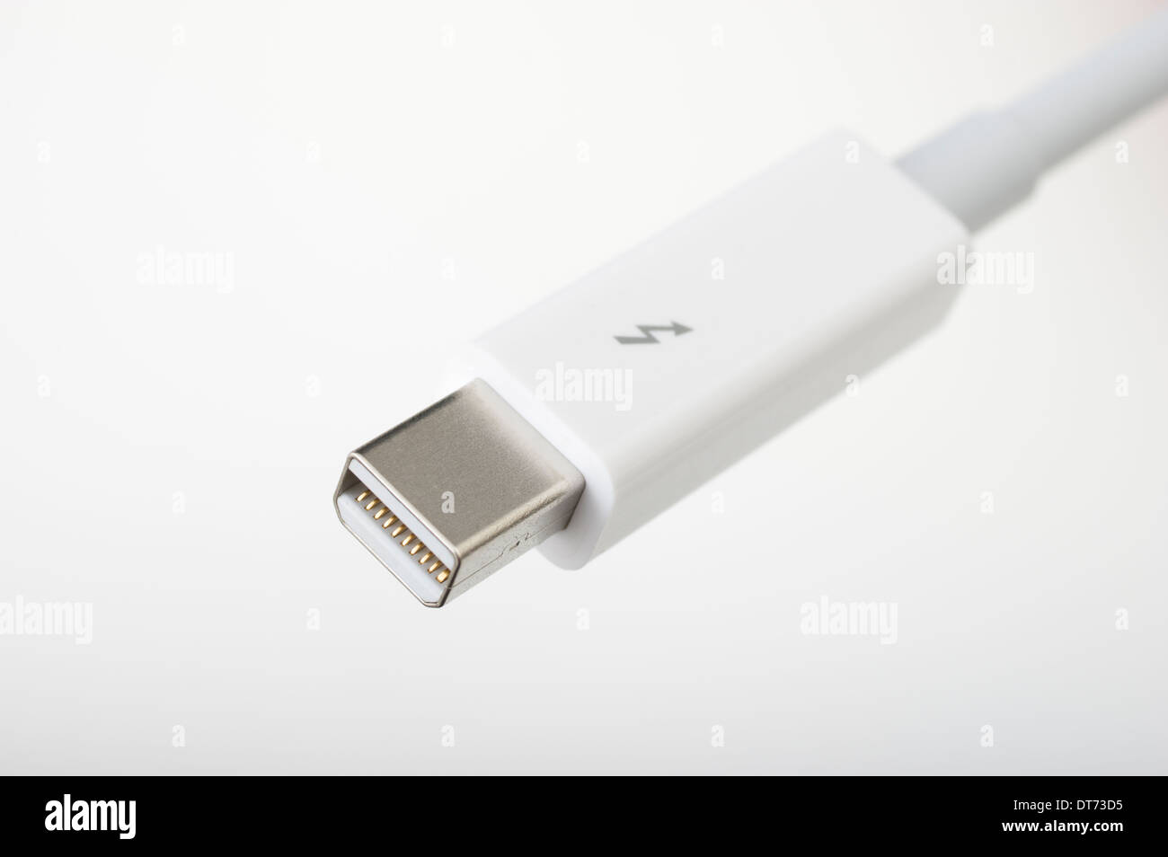 Apple Thunderbolt Cable Stock Photo