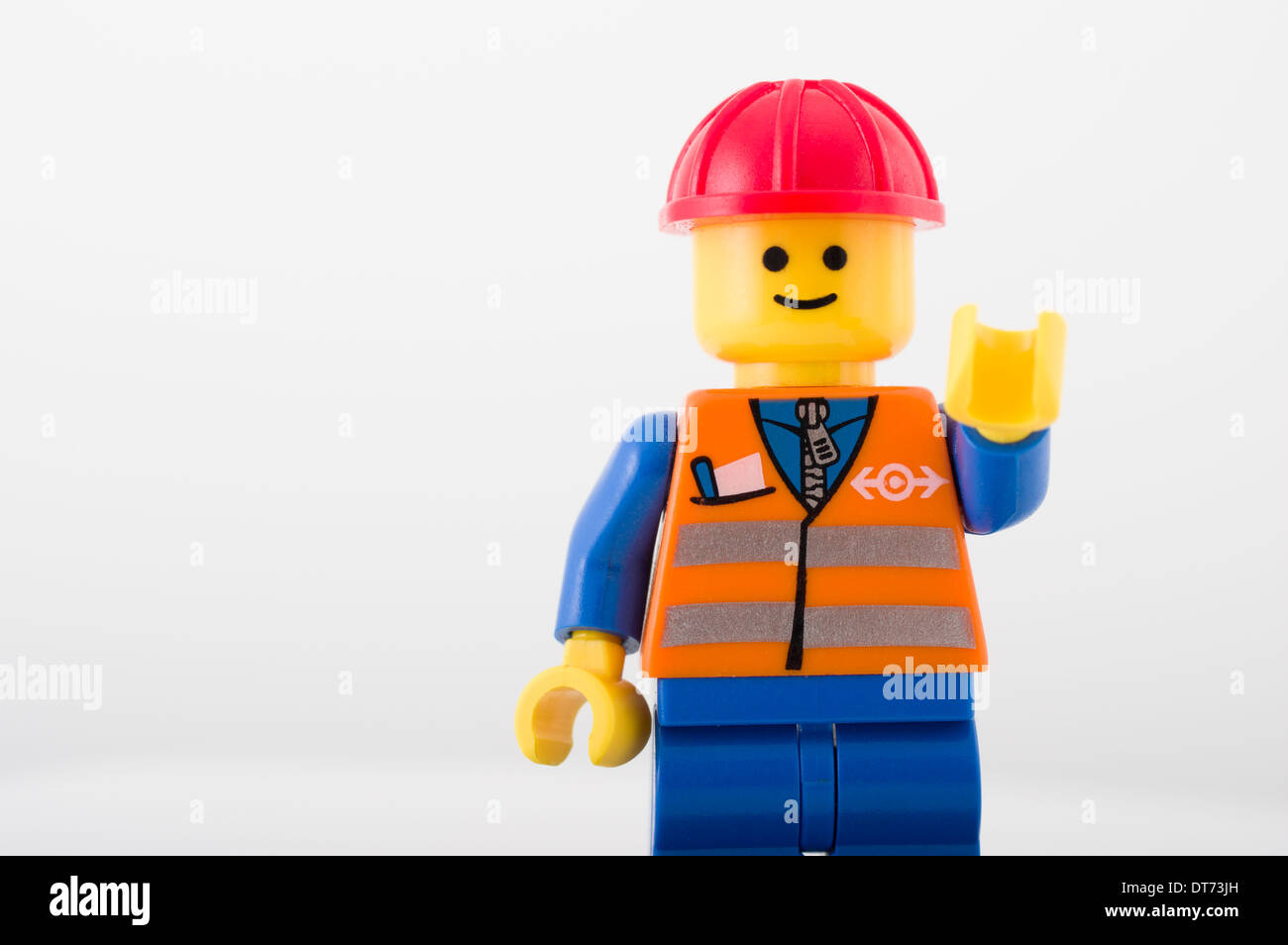 Lego Minifigure by Lego Group invented by Ole Kirk Christiansen made Billund Denmark Stock Photo