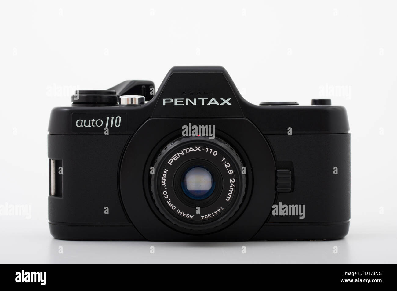 Pentax auto 110 film SLR camera using compact 110 film Stock Photo