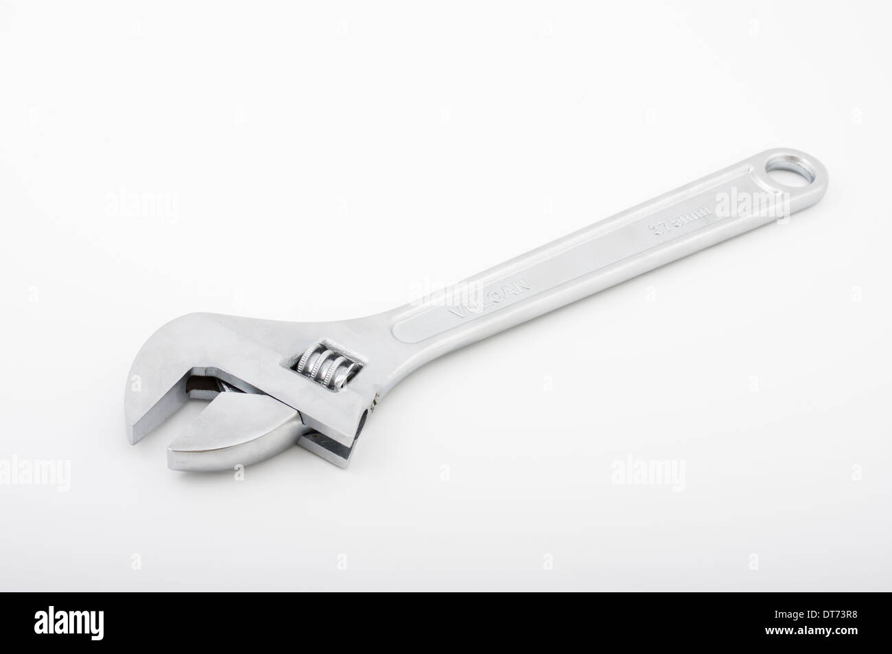 large adjustable wrench / spanner Stock Photo