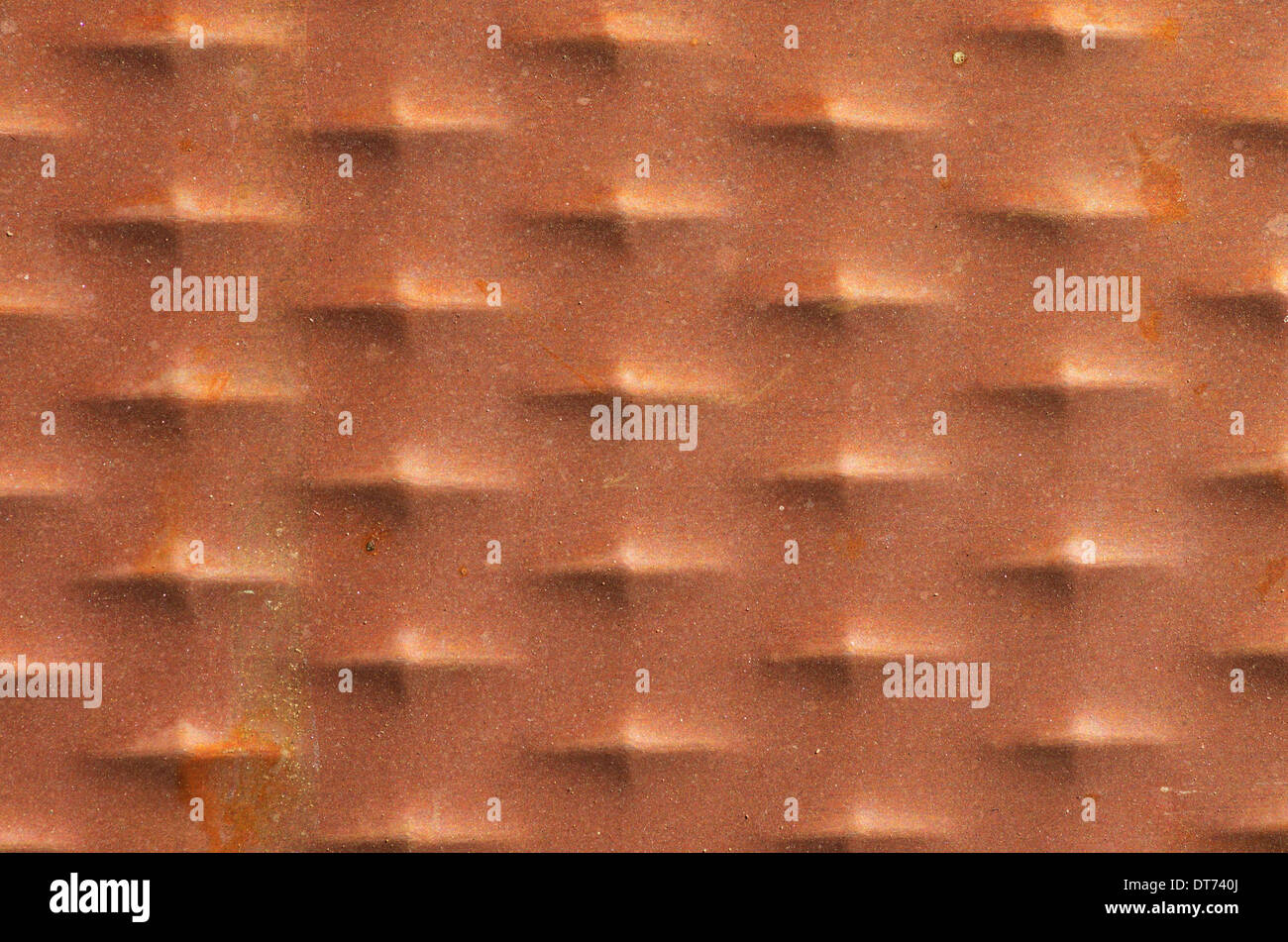 image of textured metal copper sheet for background Stock Photo